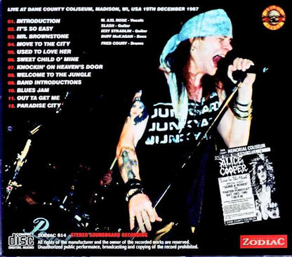 Guns N' Roses / WI, USA 12.19.1987 Complete Soundboard Edition