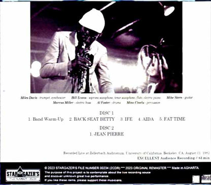 Miles Davis Bill Evans, Mike Stern, Marcus Miller Miles Davis Bill Evans/CA, USA 1982 Complete