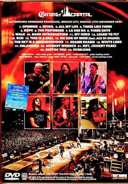 Foo Fighters / Mexico 11.14.2025 Complete Multi-Cam Edition