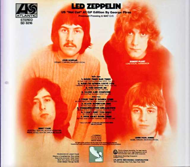 Led Zeppelin/First Album US Hot Cut AT/GP Edition