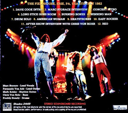 Krokus Krokus/PA,USA 07.05.1982 FM Broadcast Edition