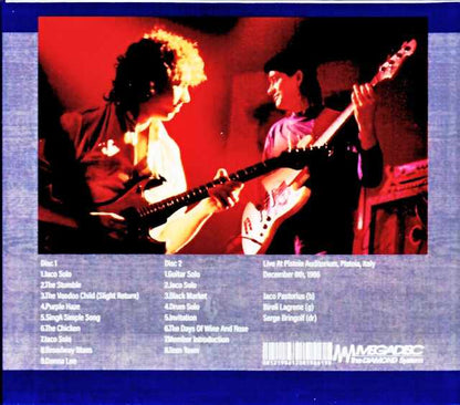 Jaco Pastorius Group Jaco Pastorius/Italy 12.08.1986