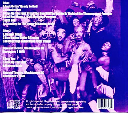 Parliament Funkadelic/WA,USA 1978 Complete Soundboard Edition