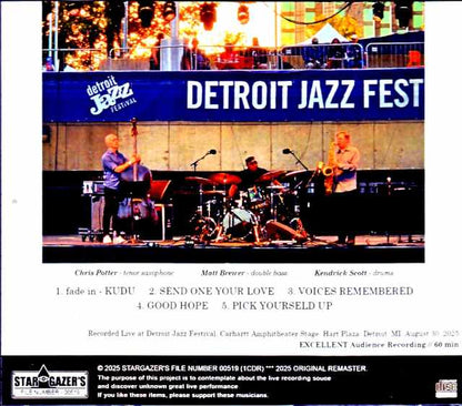 Chris Potter Trio Chris Potter/MI,USA 08.30.2025