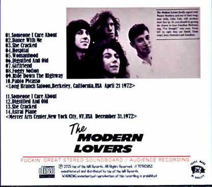 Modern Lovers/CA,USA 1972 Soundboard Edition & more
