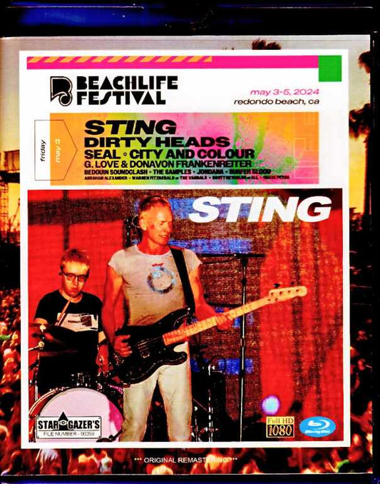 Sting/CA,USA 2024 Complete Blu-Ray Version