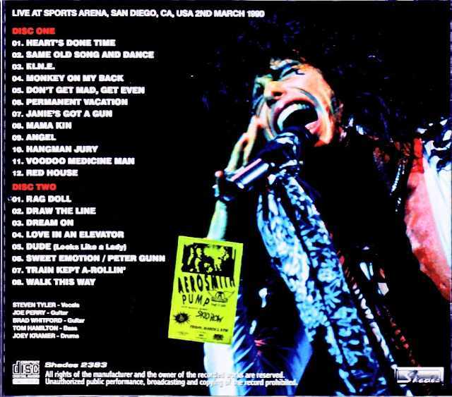 Aerosmith Aerosmith/CA,USA 03.02.1990 Marco Moir Master Edition