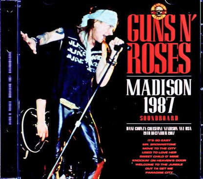 Guns N' Roses / WI, USA 12.19.1987 Complete Soundboard Edition