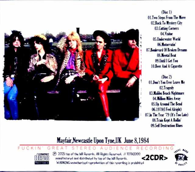 Hanoi Rocks/England,UK 06.08.1984