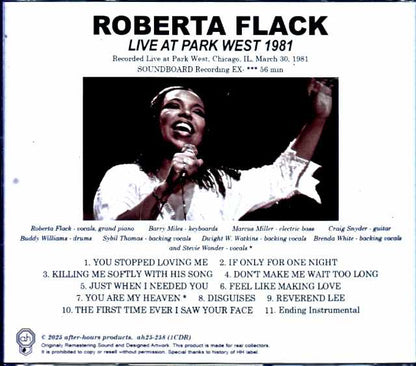 Roberta Flack Stevie Wonder,Marcus Miller Roberta Flack Stevie Wonder/IL,USA 1981 Complete