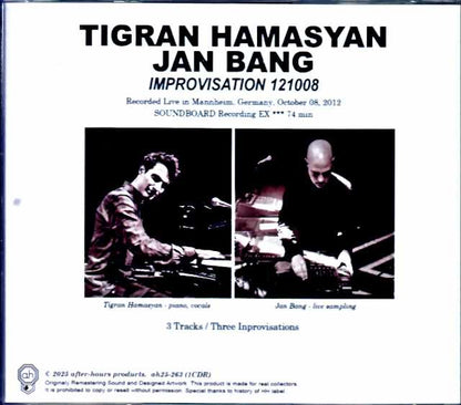 Tigran Hamasyan Jan Bang Tigran Hamasyan Jan Bang/Germany 2012