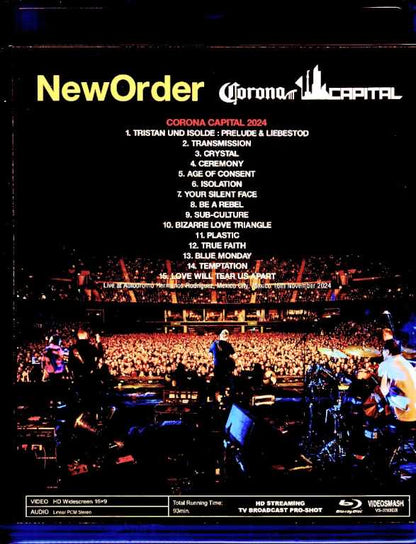 New Order / Mexico 2024 Complete Blu-Ray Version