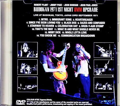 Led Zeppelin / Tokyo, Japan 09.23.1971 8mm Long Film Edition Jewel Version