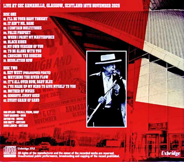 Bob Dylan/Scotland,UK 11.16.2025