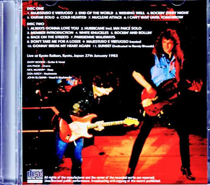 Gary Moore/Kyoto,Japan 01.27.1983 Complete