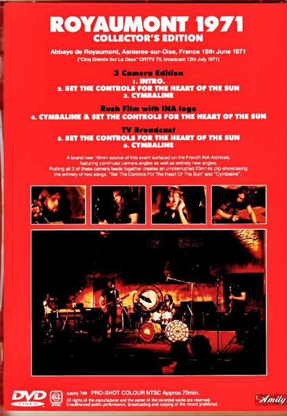 Pink Floyd Pink Floyd/Roymoyon Monastery France 1971 TV Broadcast Edition & more