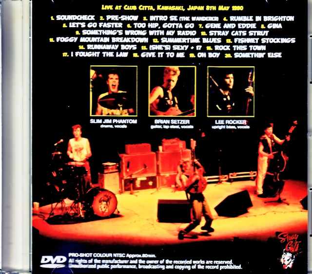 Stray Cats/Kanagawa,Japan 1990 Complete Jewel Version