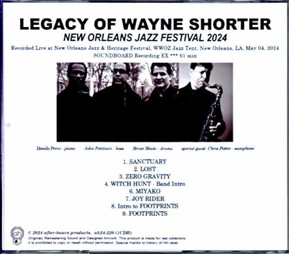 Legacy of Wayne Shorter Chris Potter, Danilo Perez, John Patitucci, Brian Blade Chris Potter/LA, USA 2024 Complete