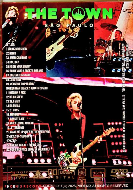 Green Day/Brazil 2025 Multi-Cam Edition