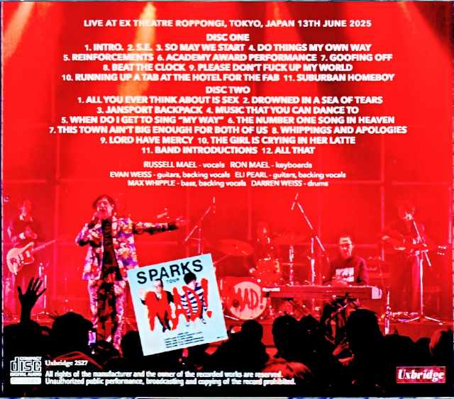 Sparks/Tokyo,Japan 2025 Complete