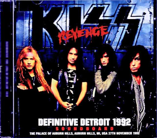 Kiss/MI,USA 11.27.1992 Complete Soundboard Edition