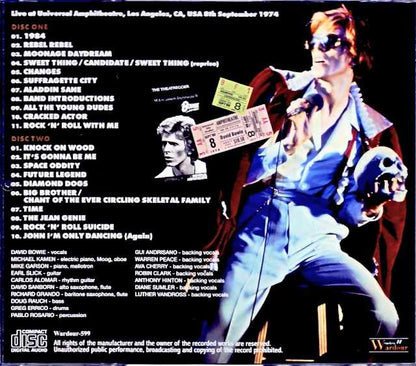 David Bowie/CA,USA 9.8.1974