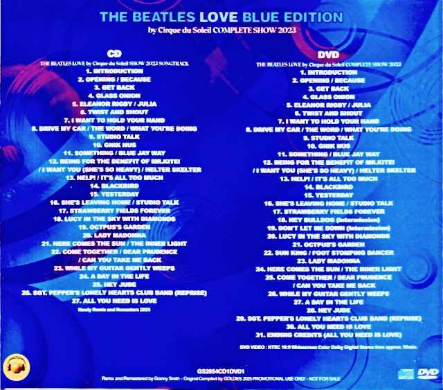 Beatles/Love Cirque du Soleil Complete Show 2023