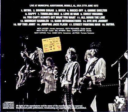 Rolling Stones/AL,USA 06.27.1972 Complete Upgrade