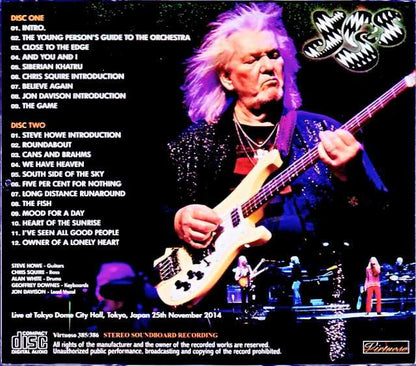 Yes/Tokyo,Japan 11.25.2014 Complete Remastered