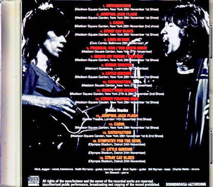 Rolling Stones/Soundboard Live Compilation 1969 Upgrade