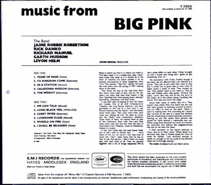 Band,The The Band/Music from Big Pink Original UK Mono Mix Edition