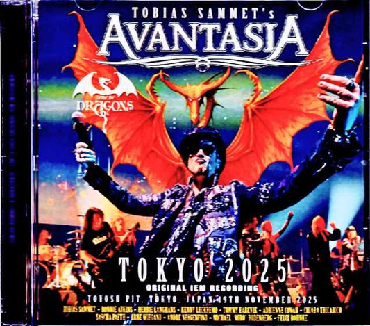 Tobias Sammet's Avantasia Avantasia/Tokyo,Japan 11.19.2025 Complete IEM Recording Edition