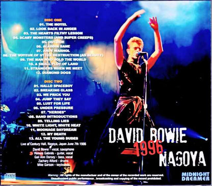 David Bowie/Aichi,Japan 1996 Complete