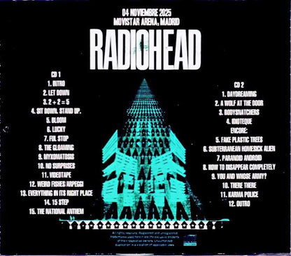 Radiohead/Spain 2025 S & V Complete