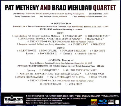 Pat Metheny Brad Mehldau Pat Metheny Brad Mehldau/Italy 2007 & more