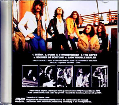 Deep Purple Stormbringer Tour 1975 Jewel Version