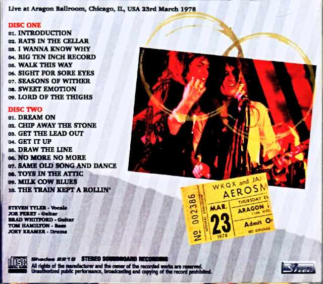 Aerosmith/IL,USA 1978 Complete FM Broadcast Edition