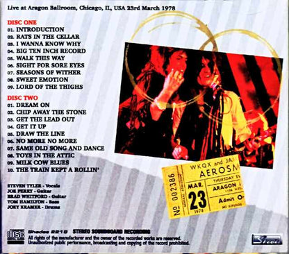 Aerosmith/IL,USA 1978 Complete FM Broadcast Edition