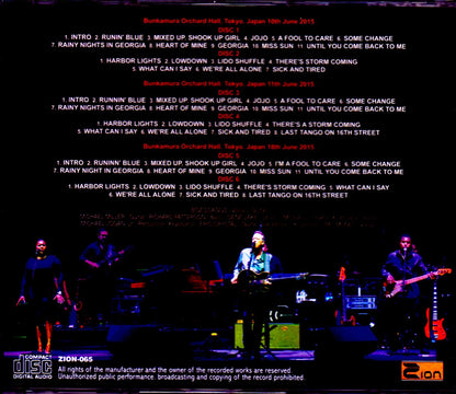 Boz Scaggs/Tokyo,Japan 2015 3 Days