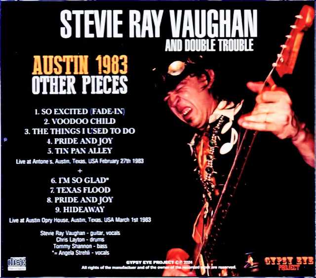 Stevie Ray Vaughan/TX,USA 1983 & more