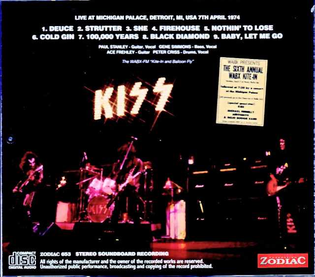 Kiss/MI,USA 1974 Upgrade STEREO SBD