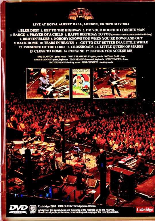 Eric Clapton/London,UK 5.20.2024 Complete Multi-Cam Edition