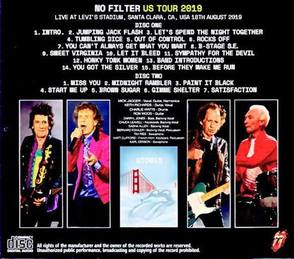 Rolling Stones/CA,USA 2019 Complete New Source Edition