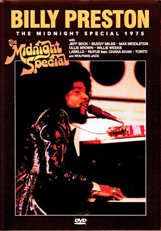 Billy Preston Jeff Beck, Chaka Khan Billy Preston/Midnight Special CA,USA 1975