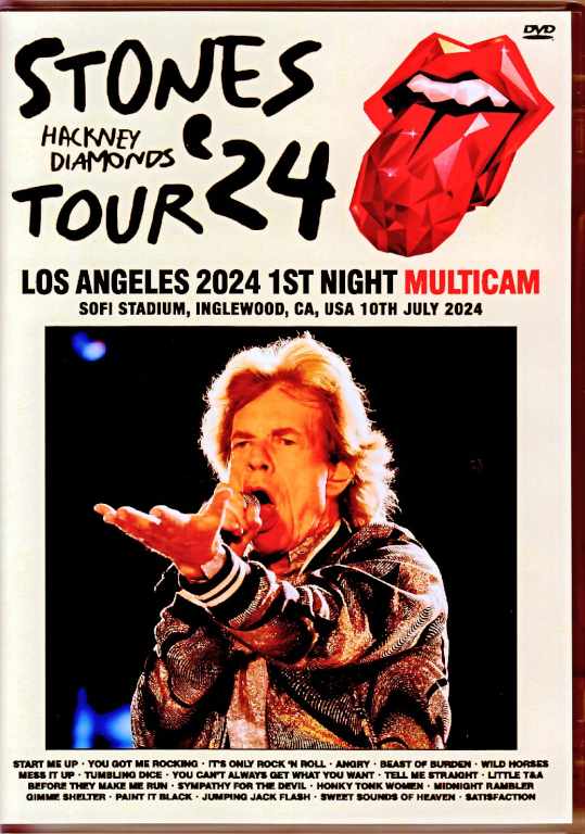 Rolling Stones/CA,USA 7.10.2024 Complete Multi-Cam Edition