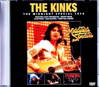 Kinks Suzi Quatro, Electric Light Orchestra, Rory Gallagher Kinks/Midnight Special 1974 Jewel Version