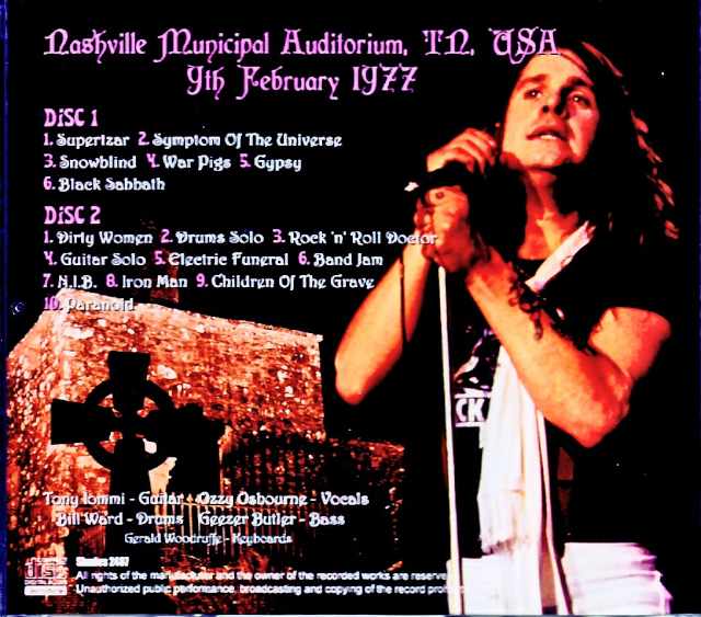 Black Sabbath/TN,USA 02.09.1977