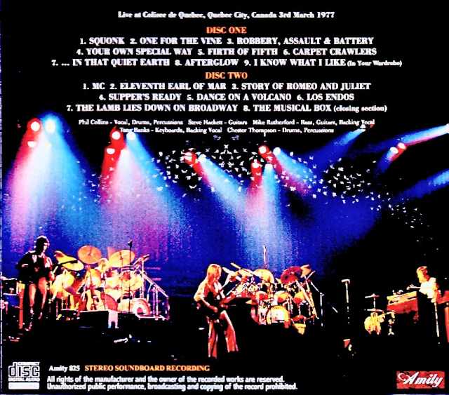 Genesis/Canada 03.03.1977 Complete Soundboard Edition