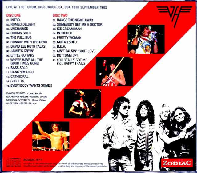 Van Halen/CA,USA 9.10.1982 Complete Upgrade
