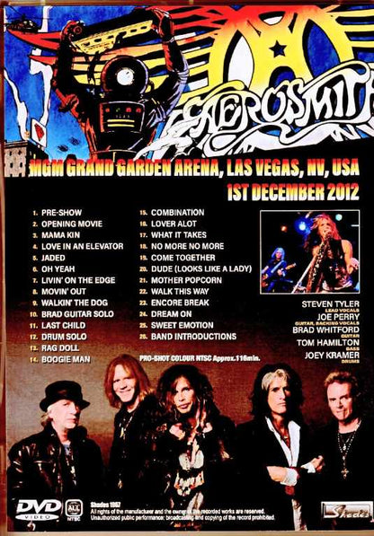 Aerosmith/NV,USA 2012 Complete